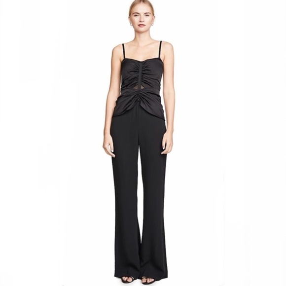 JONATHAN SIMKHAI NWT Ruched Strapless Jumpsuit 0 - Picture 2 of 16